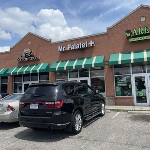 the front of the store