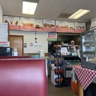 View of order counter