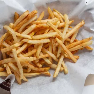 a basket of french fries