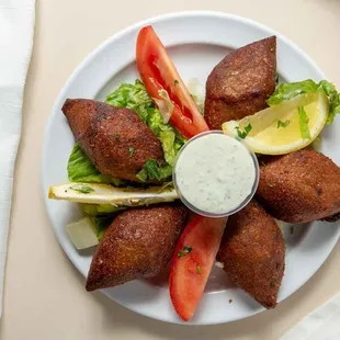 a plate of fried food