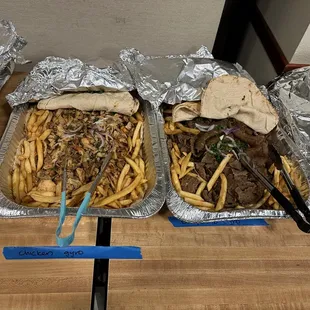 Chicken Shawarma and Gyros