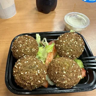 4 Piece Side of Falafel with pita bread
