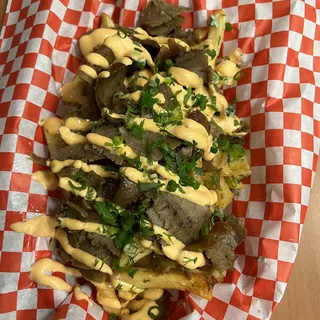 Mr. Falafel Fries with Choice of Topping