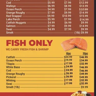 menu, sushi and sashimi