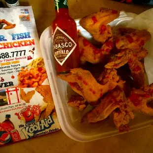 Mega deal everyday 10 Whole Wings only 8 bucks Wows delicious