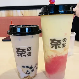 D5 Taro and boba milk tea