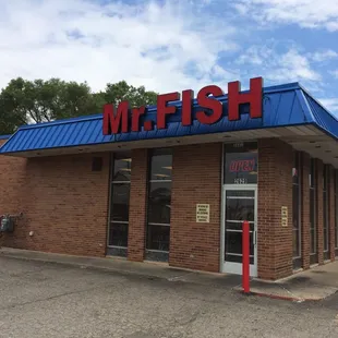 the front of the store