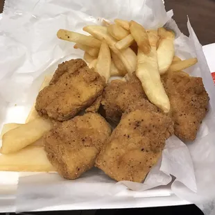 Orange roughy with steak fries