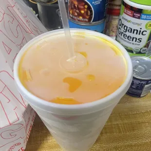 Mango drink-way too sweet