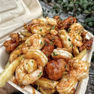 Honey Garlic Shrimp and Steak