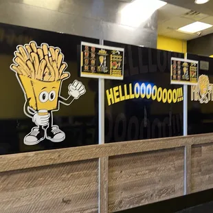 a hello goooooooo sign