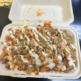 Buffalo chicken fries