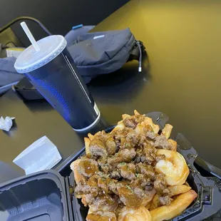 I got this baby called honey garlic streak &amp; shrimp! Omggg this is banginnnn  ya gotta order this...!!