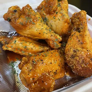 Lemon Buffalo 5 wings