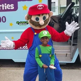 Get a FREE Visit From Mario, Just Book a Mr Game Room Party on Sunday and Get a 30 Minute Visit From Mario FREE.