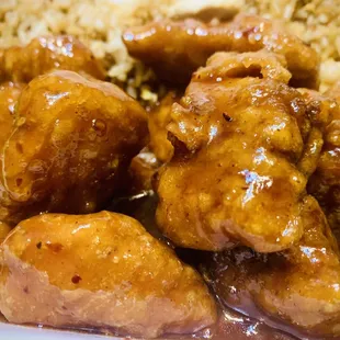 L18. Orange Chicken Dinner Special