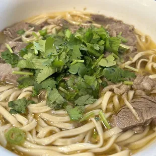 Lamb noodle soup