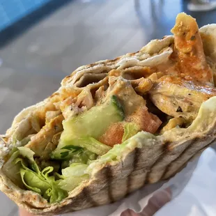 Chicken Donair inside