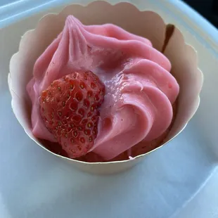 Strawberry cupcake