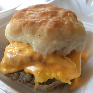 Breakfast Biscuit Sandwich