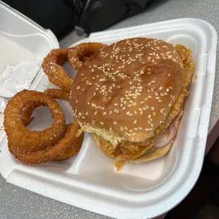 Fried flounder sandwich for the win!