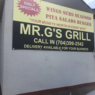 Sign outsidey