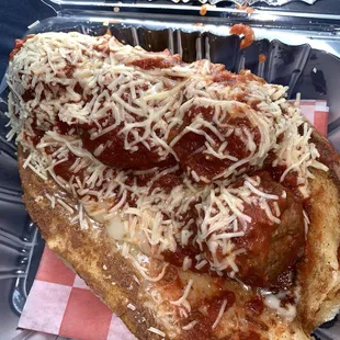 Meatball Sandwich no onions.