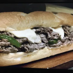 Had sliced ribeye cheesesteaks