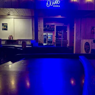 Bar and entrance to event center.