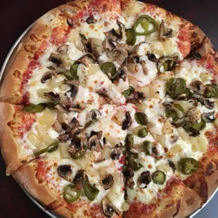 Large pizza 3 toppings