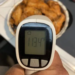 Wings were warm, garlic nots were warm, (2) pizzas were cold