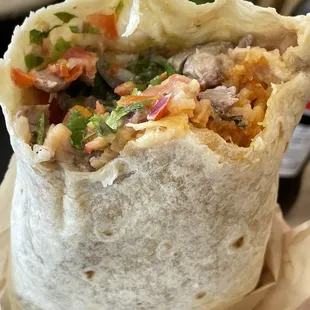 Carne Asada Burrito