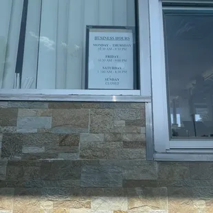 outside