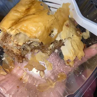 Baklava is not good. It&apos;s watery i don&apos;t recommend it. Waste of money.