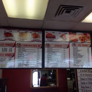 Mr gyros menu