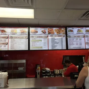 A picture of the menu! Couldn&apos;t find one, so I took the picture instead. Food = AMAZING
