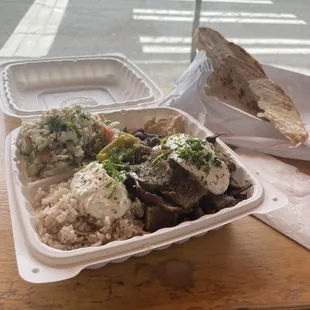 Lamb/beef gyro plate