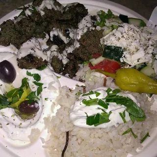 Beef Kabob Plate