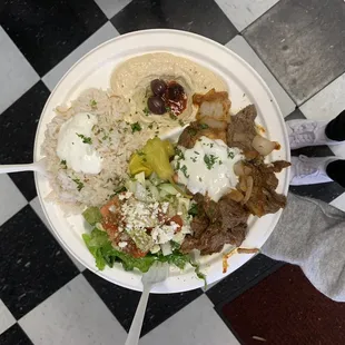 Lamb shawarma plate $16