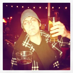 Havin' maybe too good 'a time.