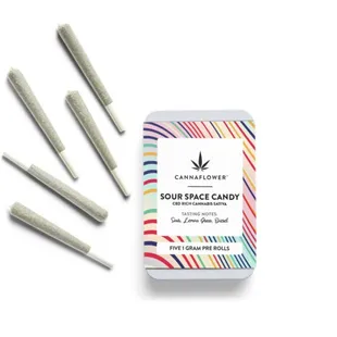 CBD Pre-Roll Flower Sour Space Candy