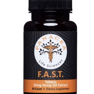 Panacea Fast Acting Sublingual CBD Tablets for rapid delivery that increases it's bioavailability.