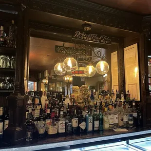 A look at the bar area (shout out to Roberta Flack)