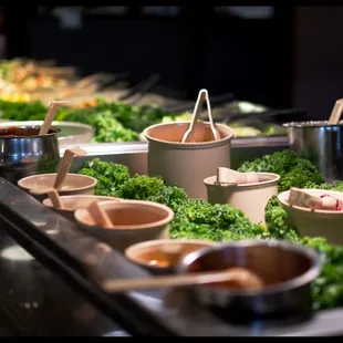 a variety of food items