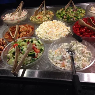 interior, salads