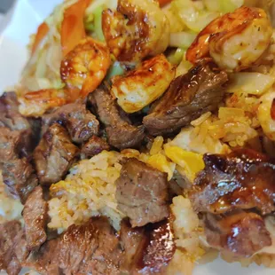 Hibachi Steak and shrimp