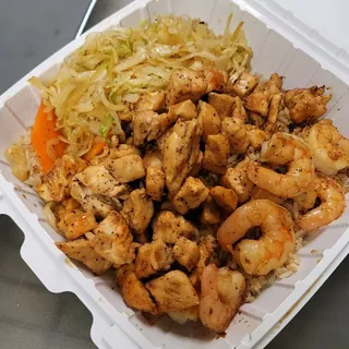 chicken and shrimp