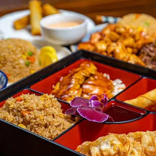  a variety of food items