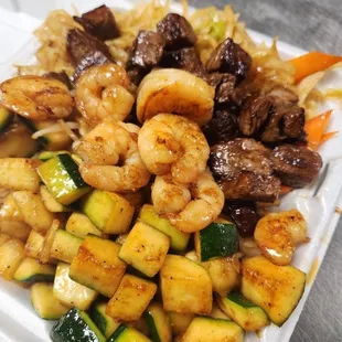 a close up of a plate of food