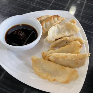 A6. Eight Pan Fried Dumpling